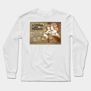 ANTIGUA CASA FRANCH SPANISH Carpets Rugs and Fabric Departmental Store Poster 1899 by Artist Alejandro De Riquer Long Sleeve T-Shirt